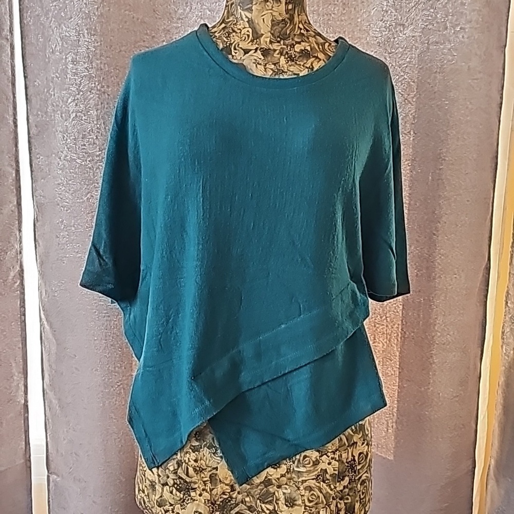 NWT Eric + Ali Anthropologie Oversized Sweater - Size XS - Beautiful Fall Green